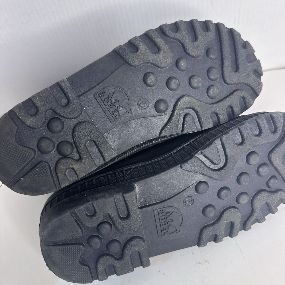 Sorel Snow Boots Youth Size 5 Blue Super‎ Trooper Winter Insulated Waterproof - Picture 6 of 10